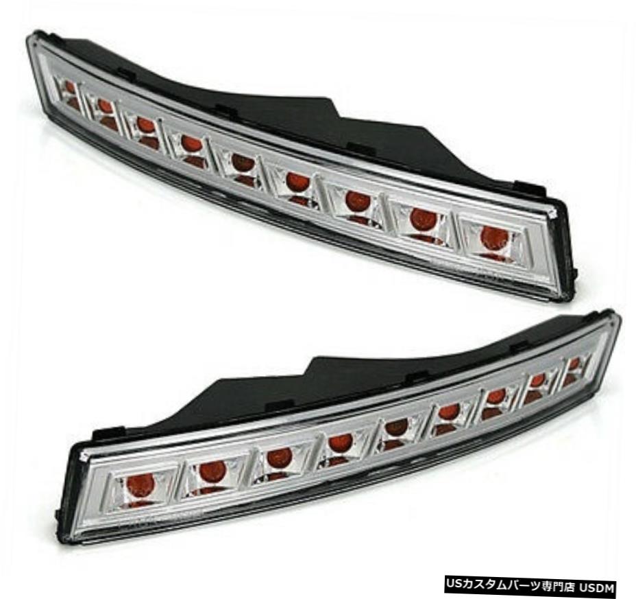 VW PASSAT 3C 05-10用クローム仕上げLEDフォグランプのインジケーターが点灯 Chrome finish LED fog lights indicator lights for VW PASSAT 3C 05-10 【並行輸入品】