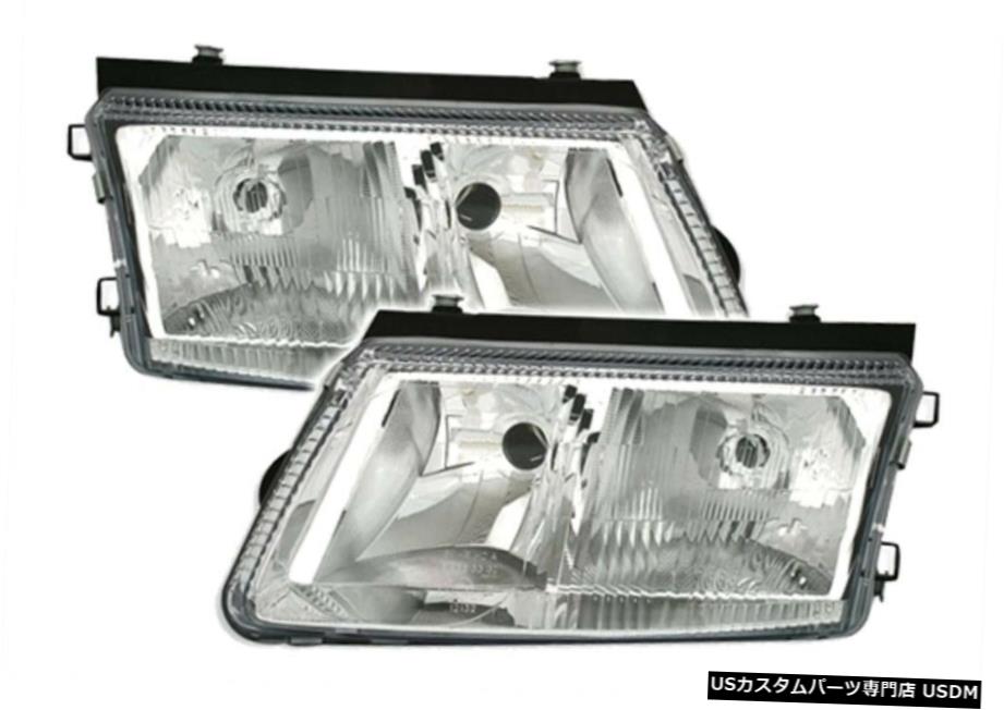 ヘッドライトのセットは、フォグランプなしVWパサート3B H1 H7のために右から左TYC headlight set left right for VW Passat 3B H1 H7 without fog lights TYC 【並行輸入品】