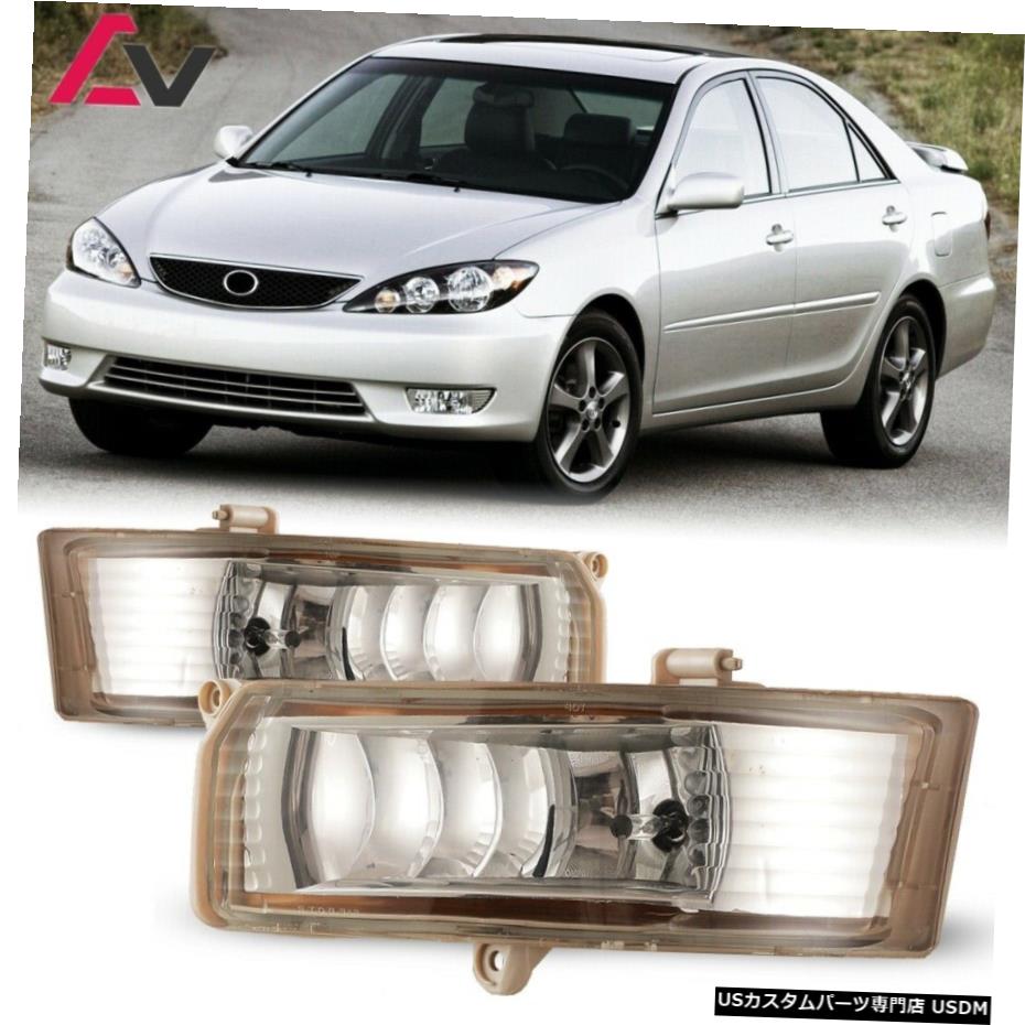 トヨタカムリ05-06クリアレンズペアバンパーフォグライトランプ+配線+スイッチキット用 For Toyota Camry 05-06 Clear Lens Pair Bumper Fog Light Lamp+Wiring+Switch Kit 【並行輸入品】