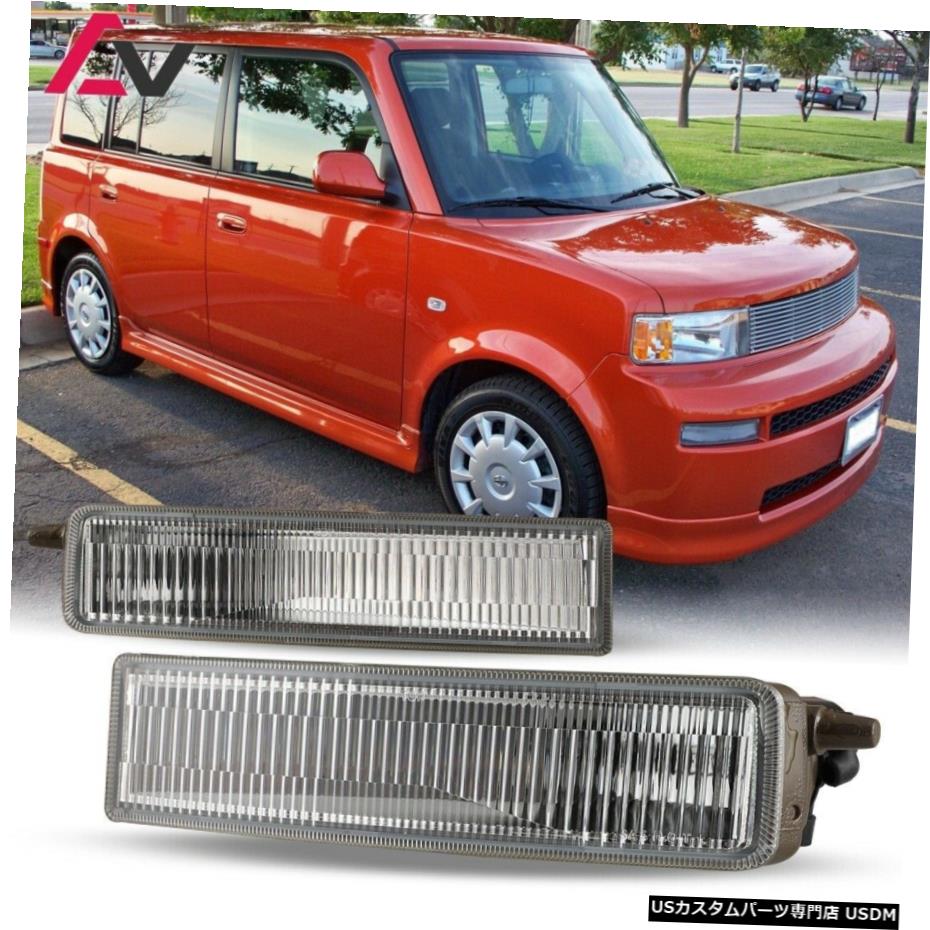サイオンxBの03-06クリアレンズペアバンパーフォグライトランプOEの交換+スイッチの For Scion xB 03-06 Clear Lens Pair Bumper Fog Light Lamp OE Replacement+Switch 【並行輸入品】