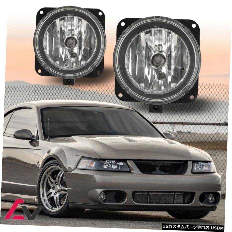 マスタングフォーカスのために02から07はクリアレンズペアバンパーフォグランプOEの交換をエスケープ 02-07 For Mustang Focus Escape Clear Lens Pair Bumper Fog Light OE Replacement 【並行輸入品】