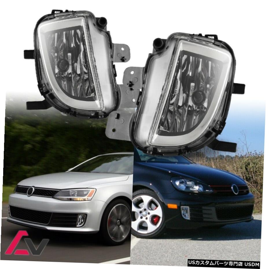 GTIジェッタクリアレンズペアバンパーフォグライトランプOEの交換のために10-17 DOT 10-17 For GTI Jetta Clear Lens Pair Bumper Fog Light Lamp OE Replacement DOT 【並行輸入品】