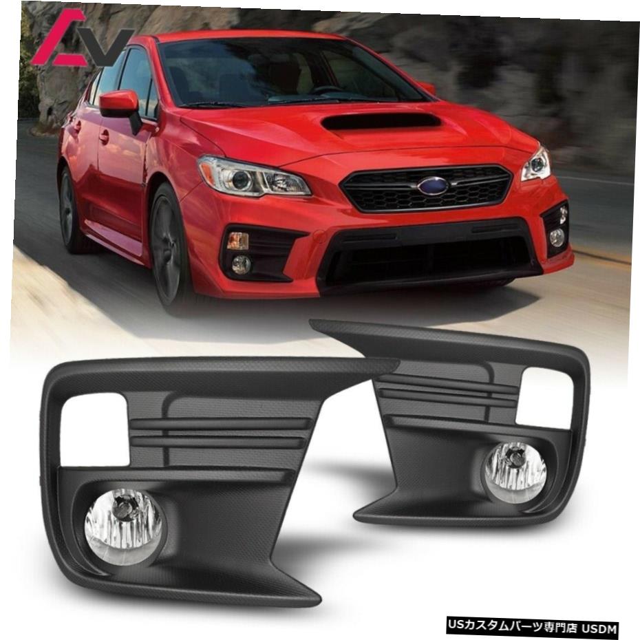 スバルWRX STIクリアレンズペアOEフォグライトランプ+配線+スイッチキットDOTのために18-20 18-20 For Subaru WRX STI Clear Lens Pair OE Fog Light Lamp+Wiring+Switch Kit DOT 【並行輸入品】
