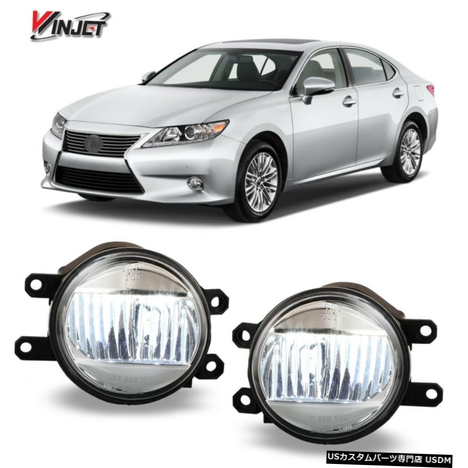 トヨタレクサスクリアレンズペアLEDフォグライトランプOEの交換DOTのために7月17日 07-17 For Toyota Lexus Clear Lens Pair LED Fog Light Lamp OE Replacement DOT 【並行輸入品】