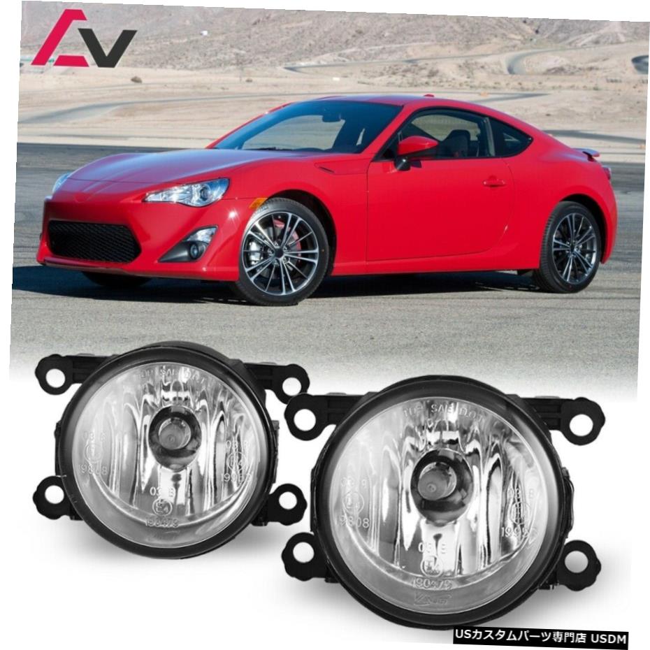 サイオンFR-Sのための12-16クリアレンズペアバンパーフォグライトランプOEの交換DOT For Scion FR-S 12-16 Clear Lens Pair Bumper Fog Light Lamp OE Replacement DOT 【並行輸入品】