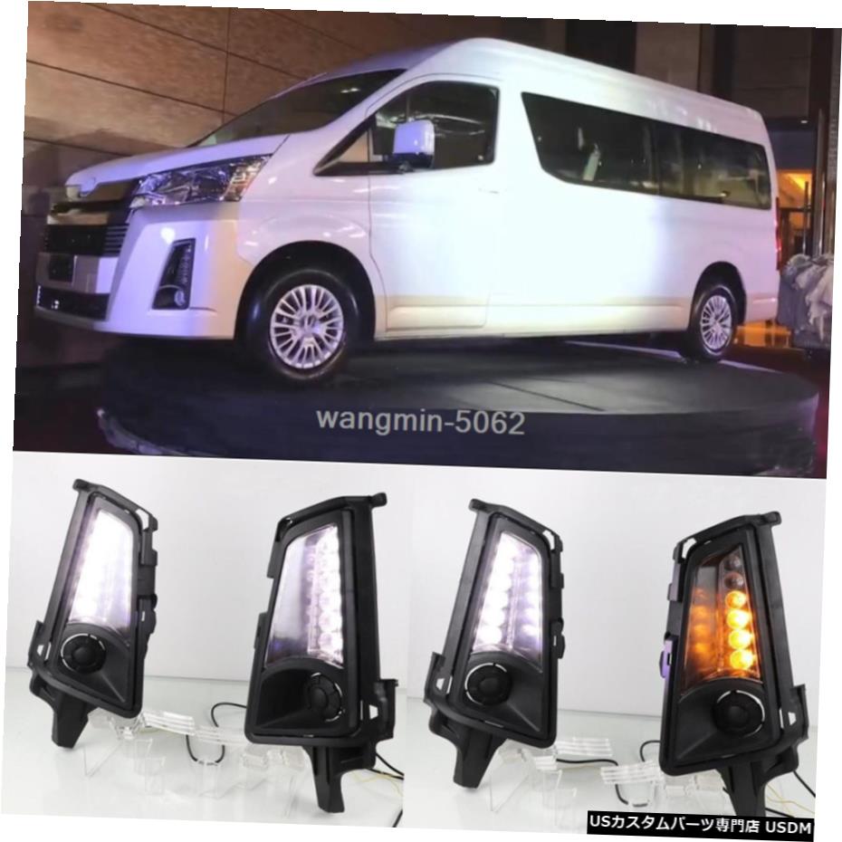 /配線スイッチベゼルワットトヨタハイエース2019年から2020年のためにLEDバンパーフォグランプキット LED Bumper Fog Light kit For Toyota Hiace 2019-2020 w/ Wiring Switch Bezel 【並行輸入品】