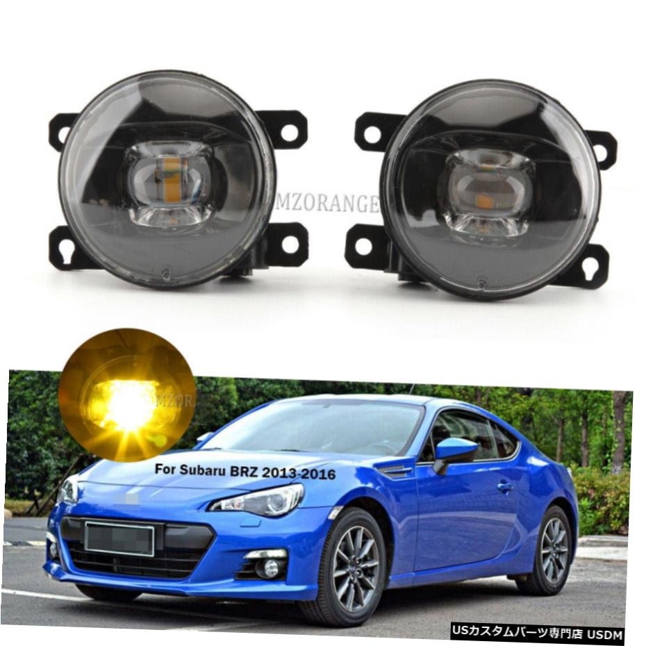 交換L / R YELLO LEDフォグランプドライビングランプ用スバルBRZ 2013 14 15 2016 Yello LED Fog Lights Driving Lamp For Subaru BRZ 2013 14 15 2016 Replacement L/R 【並行輸入品】