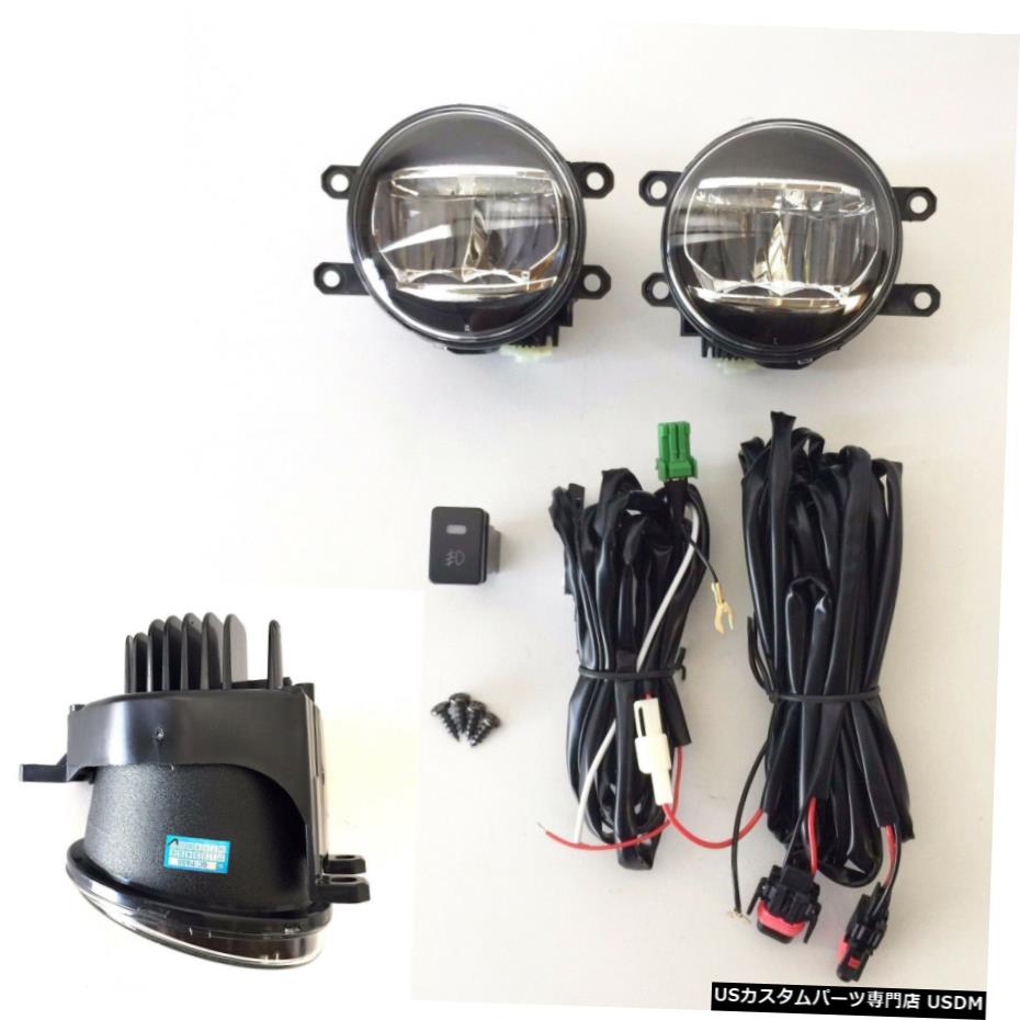内蔵のLEDの配線と2008-2016レクサスLX570のための明確な霧ドライビングライトキット Clear Fog Driving Lights Kit Built-in LED For 2008-2016 Lexus LX570 with Wiring 【並行輸入品】