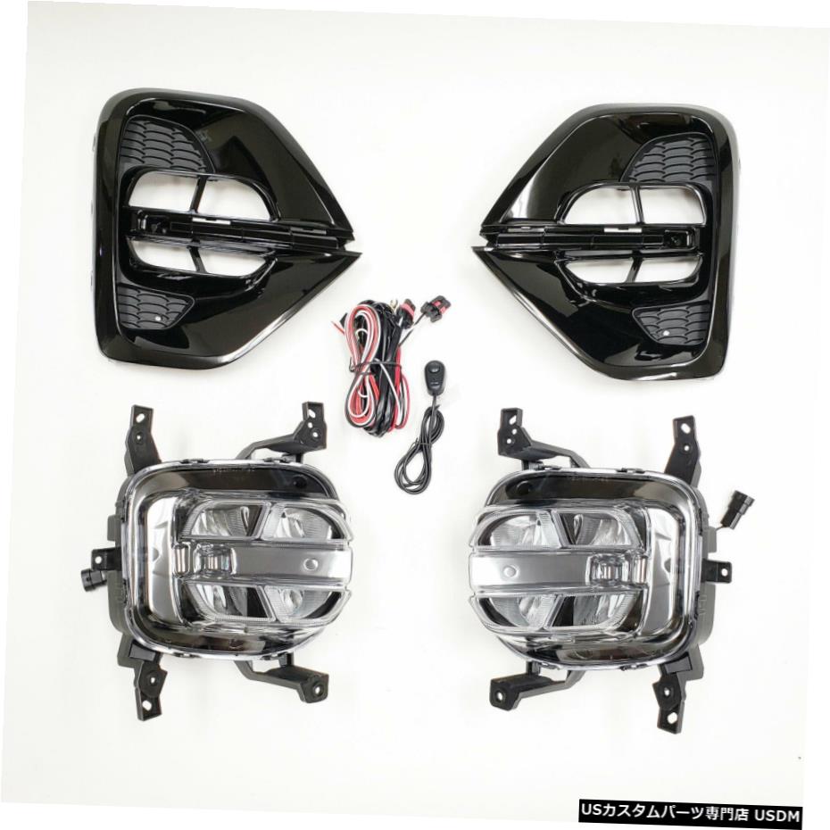 /ベゼルスイッチワイヤーW 2020-2021起亜SportageでKX5クリアレンズLEDフォグライト用 For 2020-2021 Kia Sportage KX5 Clear Lens LED Fog Light w/ Bezel Switch Wire 【並行輸入品】