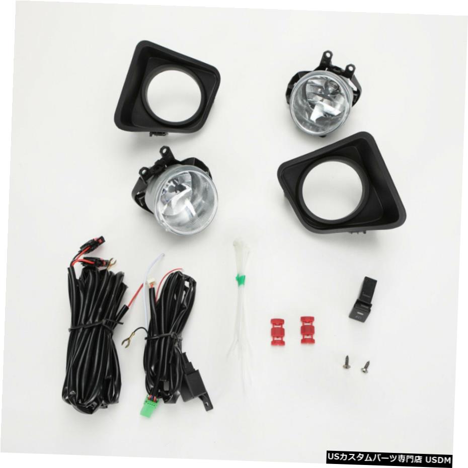 2014-2020 TOYOTAタンドラクリアレンズフォグランプのw /ベゼルワイヤー球根セットのトラックのための For 2014-2020 TOYOTA Tundra Clear Lens Fog Light w/Bezel Wires Bulbs Set Truck 【並行輸入品】