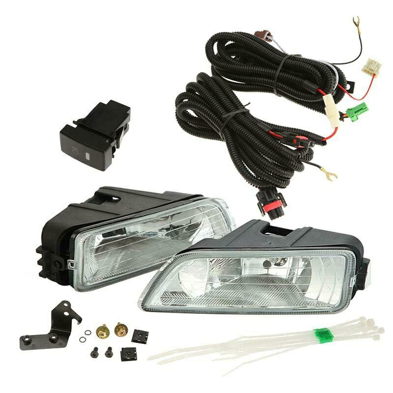 2003-2007ホンダアコード4ドアセダンバンパーのフォグランプに適しワット/スイッチ12V Fit For 2003-2007 Honda Accord 4-Door Sedan Bumper Fog Lights w/Switch 12V 【並行輸入品】