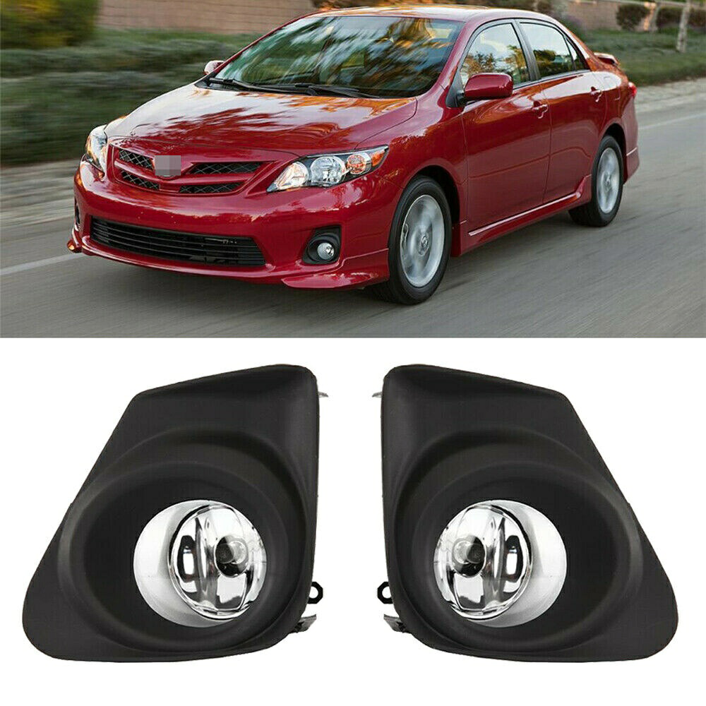 フロントバンパーフォグライトランプワット/電球スイッチキットフィット2011-2013トヨタカローラのために Front Bumper Fog Light Lamp w/ Bulb Switch Kit Fit For 2011-2013 Toyota Corolla 【並行輸入品】
