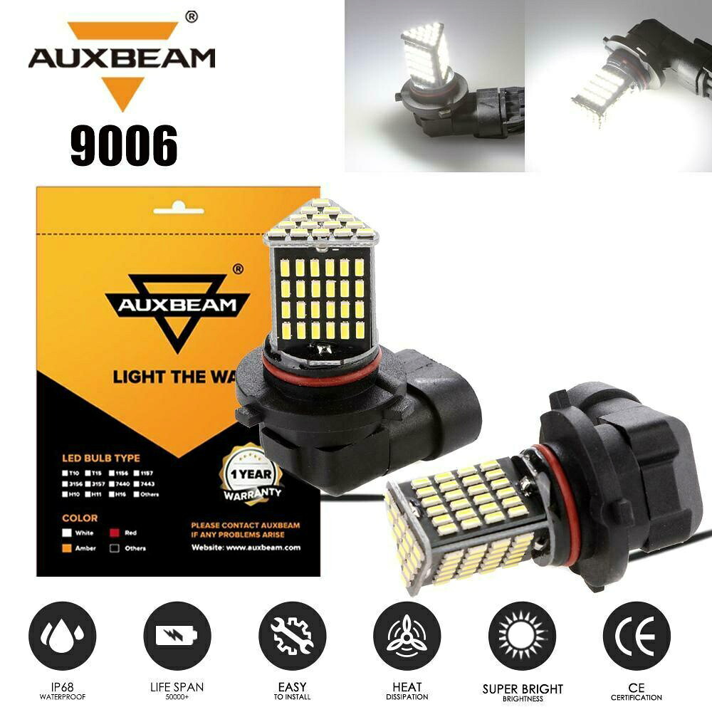 2倍Auxbeam LEDフォグ電球キット2007年から2010年インフィニティG35 G37のための9006 HB4ホワイト 2x Auxbeam LED Fog Light Bulbs Kit 9006 HB4 White for 2007-2010 Infiniti G35 G37 【並行輸入品】