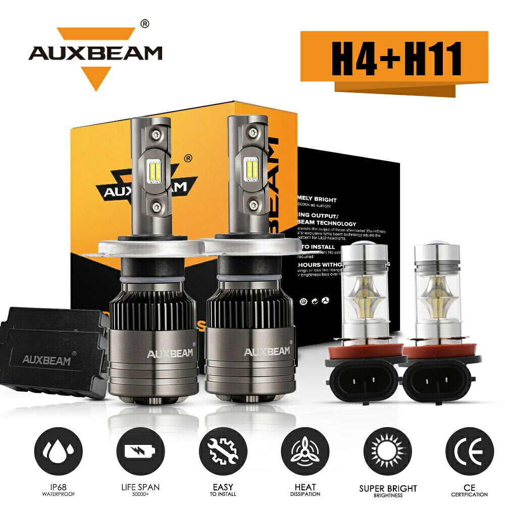 AUXBEAM CANバスLEDヘッドライトフォグランプ高いロービーム用ホンダCRV CRV 07から2014 AUXBEAM Canbus LED Headlight Fog Lights High Low Beam For Honda CRV CR-V 07-2014 【並行輸入品】 37,323円