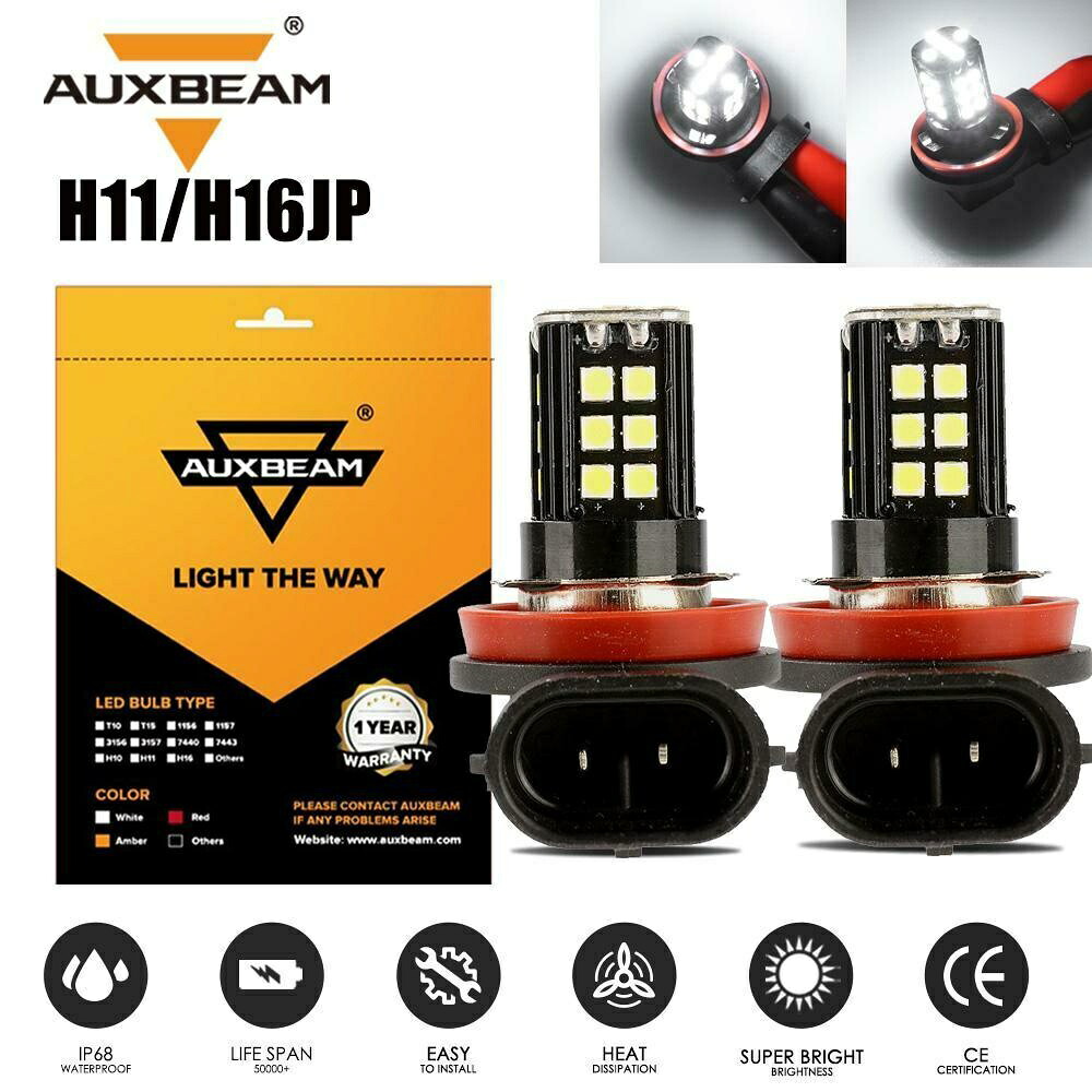 AUXBEAM H11 H16 H8 LEDフォグランプBMW X3 X5 4月13日X1のための12-19 328i 335iの7月15日 AUXBEAM H11 H16 H8 LED Fog Lights for BMW X3 X5 04-13 X1 12-19 328i 335i 07-15 【並行輸入品】