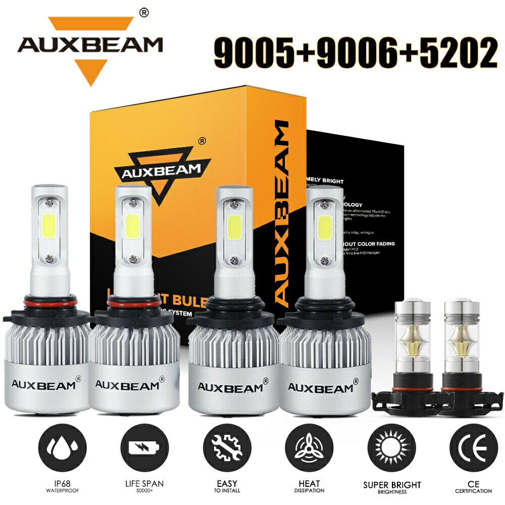 ダッジ・ジャーニー2015-2019用AUXBEAM 9005個の9006 LEDヘッドライト2504霧の電球 AUXBEAM 9005 9006 LED Headlight 2504 Fog Light Bulbs for Dodge Journey 2015-2019 【並行輸入品】