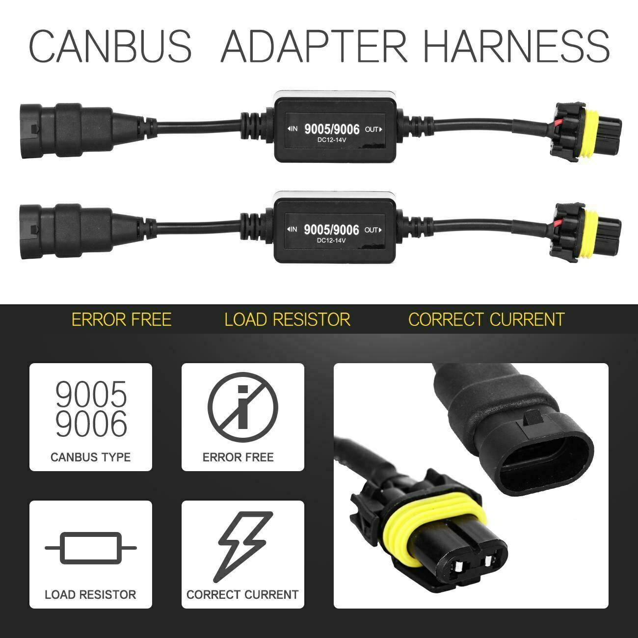 お1人様1点限り ライト ランプ 9005 9006 Adapter Relay Resistor Error Anti Flicker Decoder Canbus Headlight Led 9005 9006 Ledヘッドライトcanバスデコーダアンチフリッカーエラー抵抗リレーアダプタ Www Dgb Gov Bf