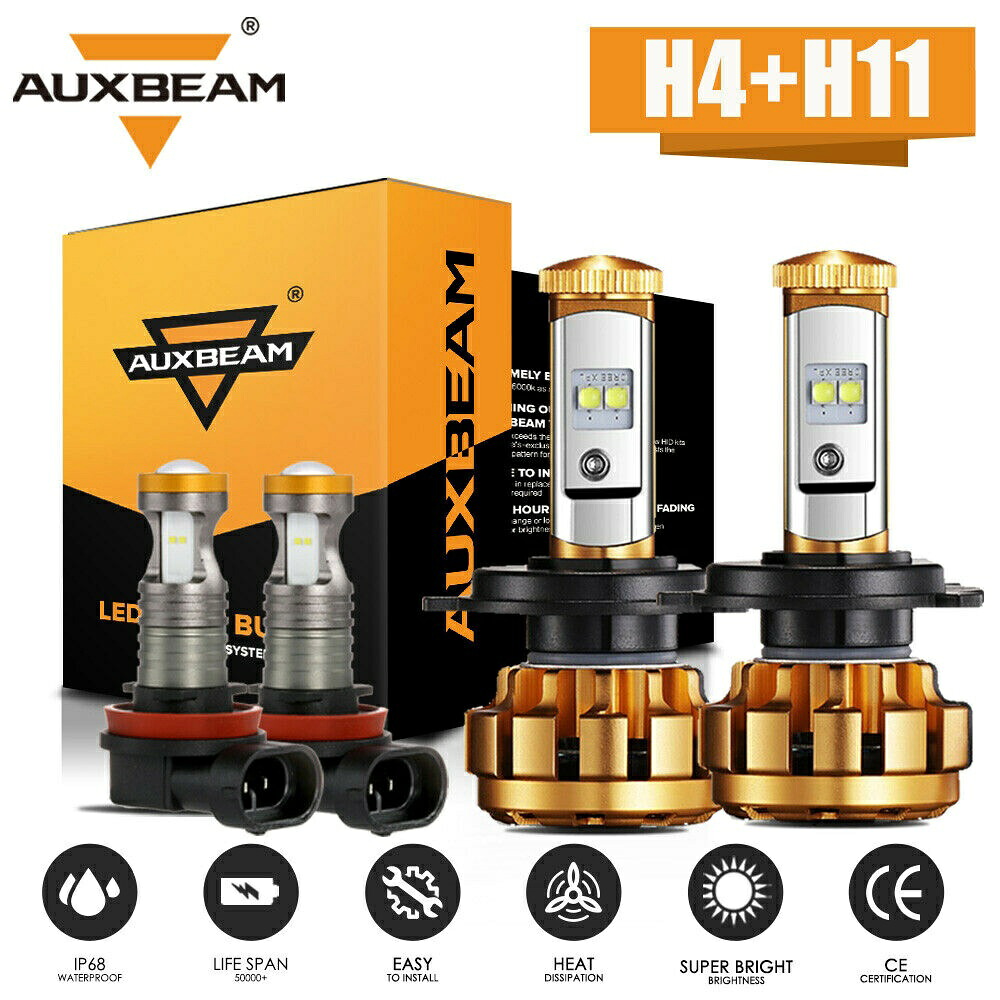 トヨタタコマ2012-2015ハイロービームフォグ電球用AUXBEAM LEDヘッドライトキット AUXBEAM LED Headlight Kit for Toyota Tacoma 2012-2015 Hi-Lo Beam Fog Light Bulbs 【並行輸入品】