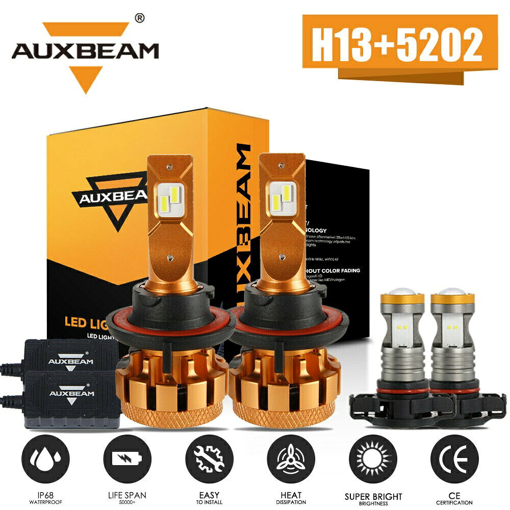 CANBUS LEDヘッドライトキットハイロービーム+フォグランプについてはGMCユーコン2007 2008 2009から2014 Canbus LED Headlights Kit Hi-Lo Beam+Fog Light For GMC Yukon 2007 2008 2009-2014 【並行輸入品】 37,323円