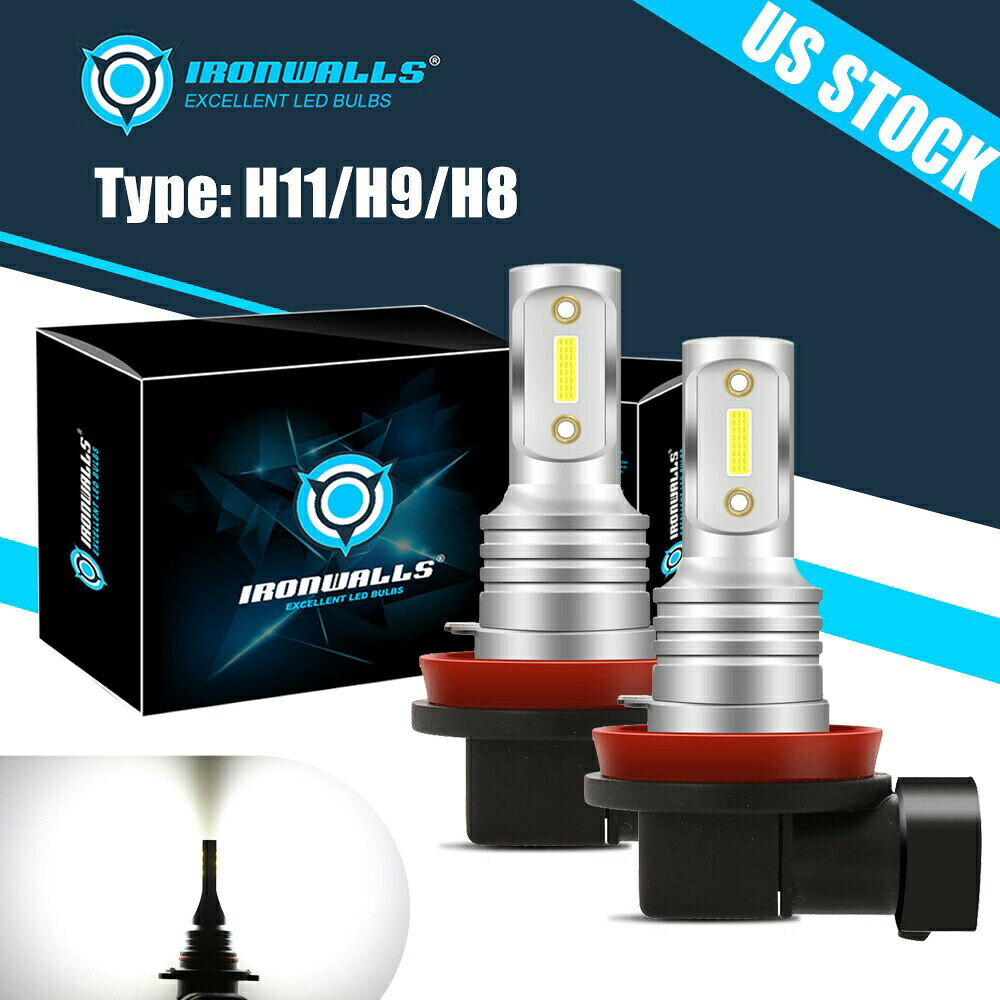 H11 LEDフォグ電球ホンダアコード2006年から2015年のシビック2006年から2019年8000LM 55W用 H11 LED Fog Light Bulbs for Honda Accord 2006-2015 Civic 2006-2019 8000LM 55W 【並行輸入品】