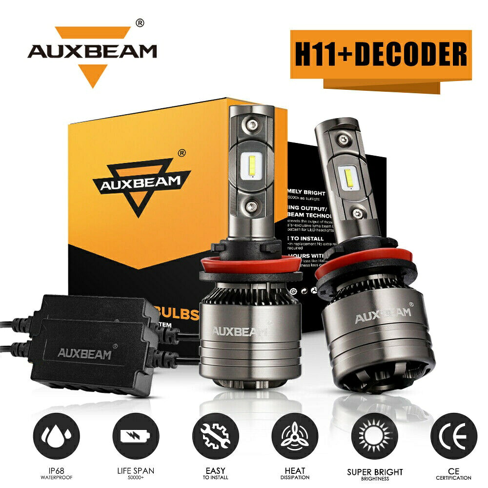 AUXBEAM H11 H9 H8 LEDヘッドライト電球ハイ/ロービーム6500K +エラーCANバスデコーダ AUXBEAM H11 H9 H8 LED Headlights Bulbs High/Low Beam 6500K+Error Canbus Decoder 【並行輸入品】 35,250円