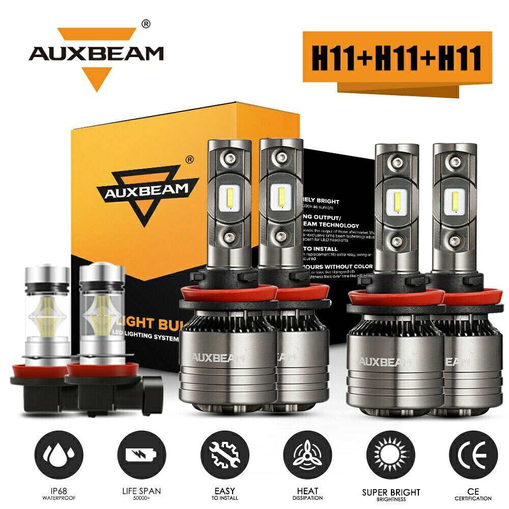 AUXBEAM H9 + H11 LEDヘッドライトのHi / Loの+ H11フォグランプ日産アルティマ2007年から2017年のために AUXBEAM H9+H11 LED Headlights Hi/Lo+H11 Fog Lights for Nissan Altima 2007-2017 【並行輸入品】