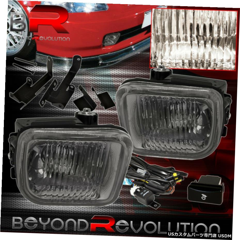 96 97 98ホンダシビック2DR 4DR 3DRエックスモークレンズ駆動フロントフォグライトランプ For 96 97 98 Honda Civic 2Dr 4Dr 3Dr Ek Smoked Lens Driving Front Fog Light Lamp 【並行輸入品】