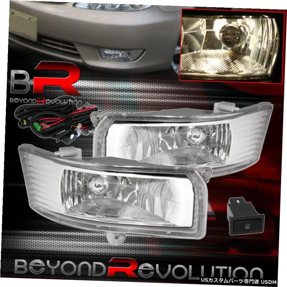 2005年の2006カムリセダンクリアレンズクロームフォグランプ+ハーネス・スイッチトヨタ4DR For 2005 2006 Camry Sedan Clear Lens Chrome Fog Light+Harness Switch Toyota 4Dr 【並行輸入品】