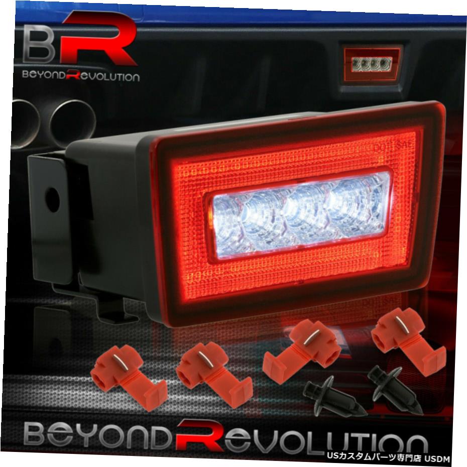 11-20スバルWRX STI後下用バンパー赤色LEDリアフォグランプ第3ブレーキランプ For 11-20 Subaru Wrx Sti Rear Lower Bumper Red Led Rear Fog Light 3Rd Brake Lamp 【並行輸入品】