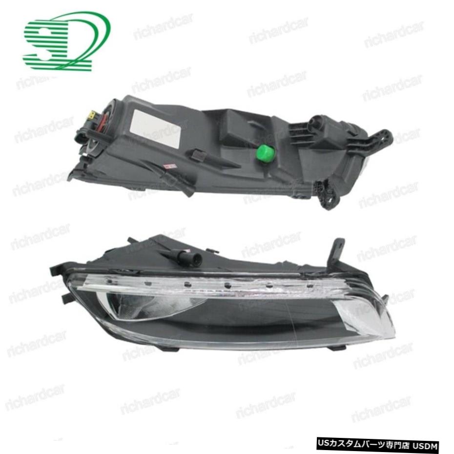 クリアレンズセットVW CC 2013-2015用バンパーのフォグランプランプ交換 Clear Lens Set Bumper Fog Lights Lamps Replacement for VW CC 2013-2015 【並行輸入品】