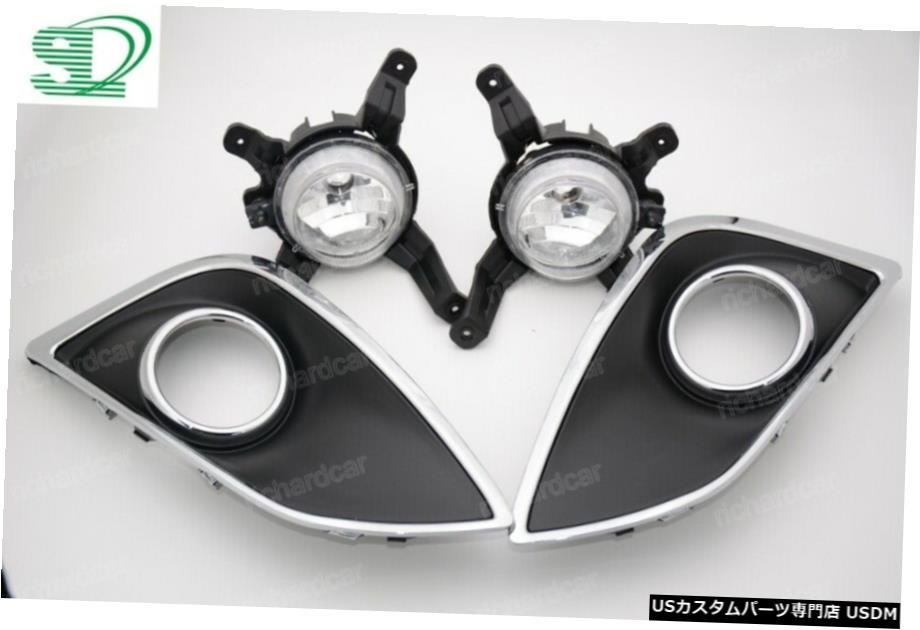 HYUNDAI IX35 2011年から2014年のためのベゼルの交換ではクリアレンズのフォグランプ Clear Lens Fog Lights With Bezel Replacement for HYUNDAI IX35 2011-2014 【並行輸入品】