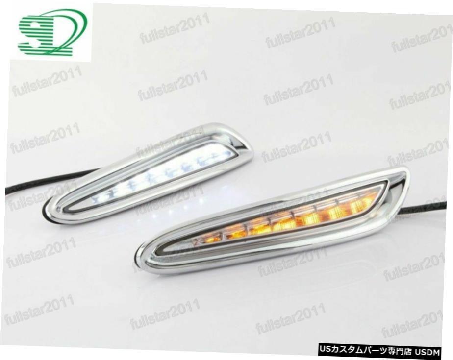 ワット/マツダ3 2010-2013のターニングライトフォグランプDRLを実行2X LED昼間 2x LED Daytime Running Lights Fog Lamps DRL w/Turning For Mazda 3 2010-2013 【並行輸入品】