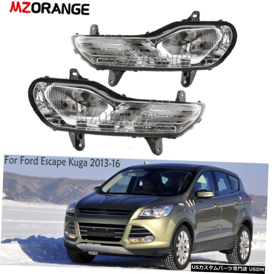 ペアバンパー、ランプ駆動フォグランプのためにフォードは久我2013から16昼間走行エスケープ Pair Bumper Driving Lamp Fog Light For Ford Escape Kuga 2013-16 Daytime Running 【並行輸入品】