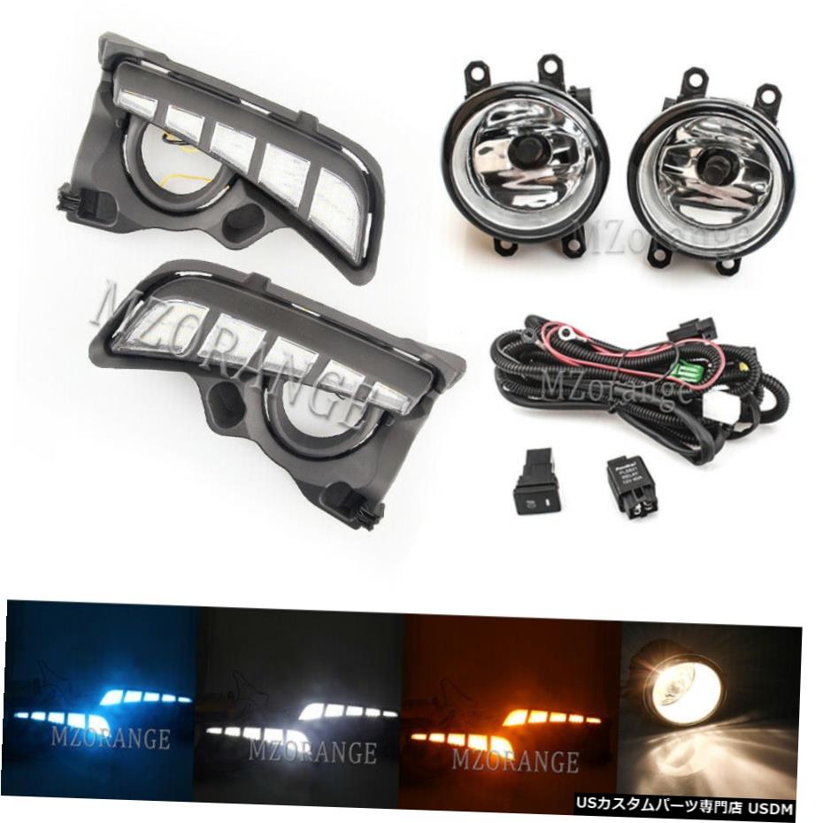 LED DRLフォグランプハーネスキットのトヨタハイランダーは、2017から19昼間はランニングランプ LED DRL Fog Light Harness Kit For Toyota Highlander 2017-19 Daytime Running Lamp 【並行輸入品】