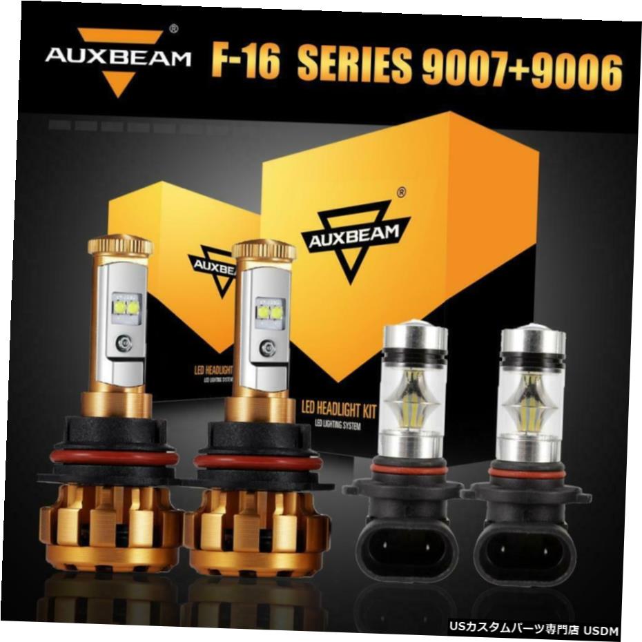 日産フロンティア2005-2018用AUXBEAM 9007ハイローLEDヘッドライト+ H11 H8フォグ電球 AUXBEAM 9007 Hi-Lo LED Headlight+H11 H8 Fog Bulbs for Nissan Frontier 2005-2018 【並行輸入品】