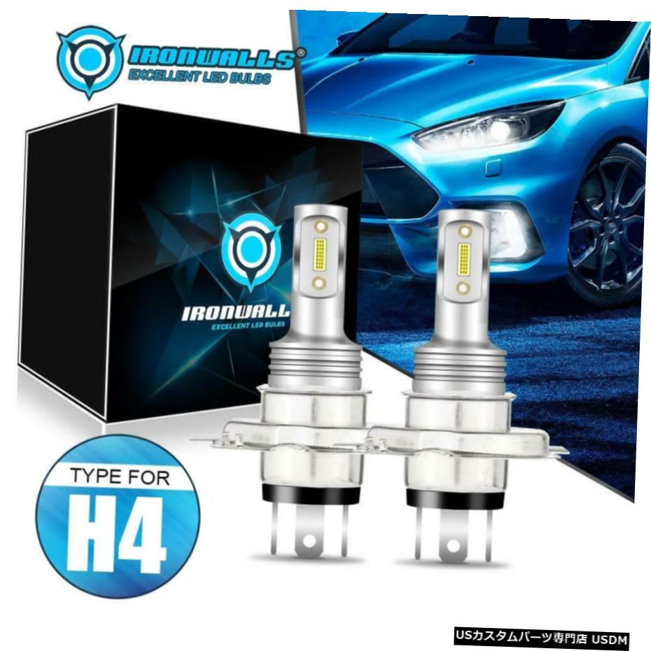 トヨタタンドラタコマヤリスのための8000LM 9003 H4 LEDヘッドライト球根ハイロービームKIT 8000LM 9003 H4 LED Headlight Bulbs Hi-Lo Beam KIT for Toyota Tundra Tacoma Yaris 【並行輸入品】