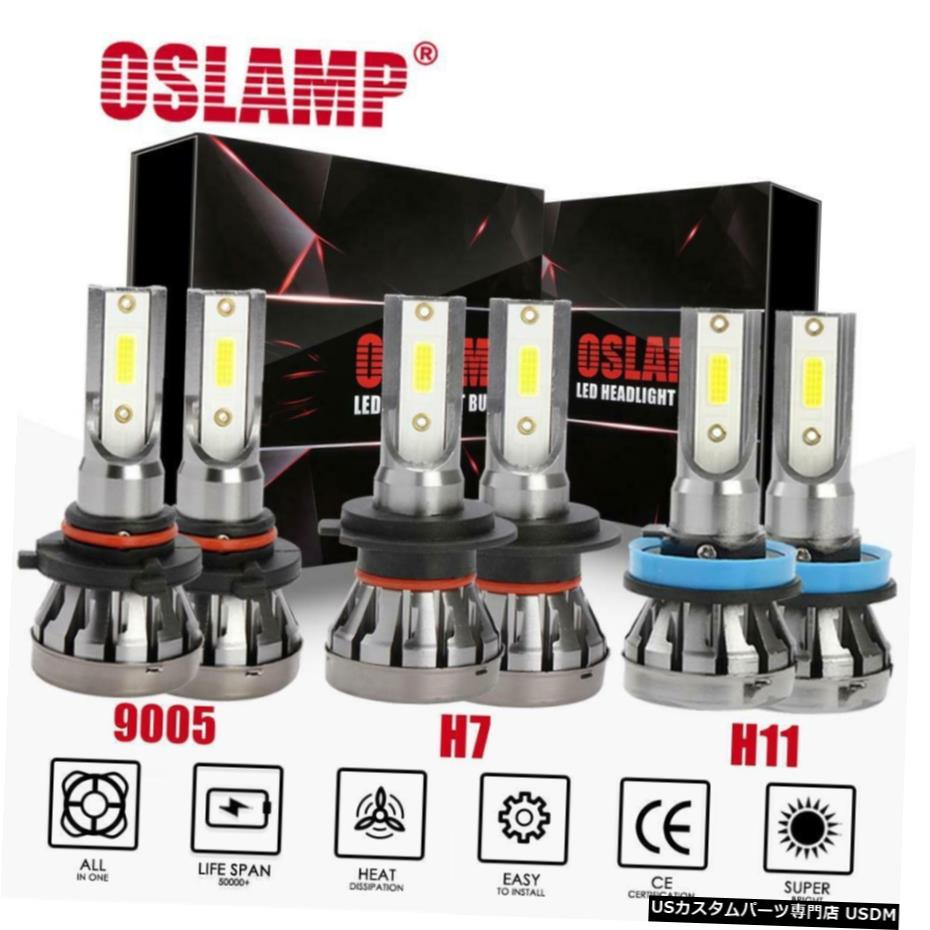 返品交換不可 ライト ランプ ミニコンボ9005 Lamp Bulb Light Fog 6000k Beam Low High Kit Headlight Led 9005 H7 H11 Combo Mini Ledヘッドライトキット高低ビーム6000kフォグ電球ランプ H11 H7 Fah Co Bw