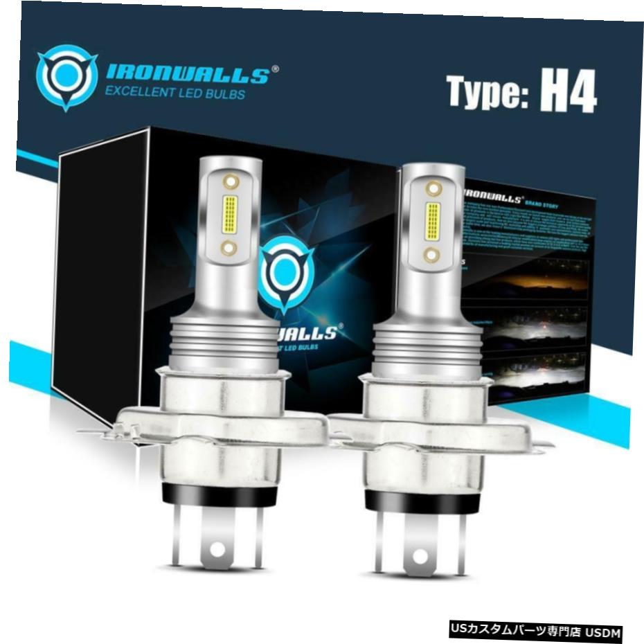 ペア9003 H4 LEDヘッドライト球根キット高低ビームスーパーブライト80W 8000LM 6000K Pair 9003 H4 LED Headlight Bulbs Kit High Low Beam Super Bright 80W 8000LM 6000K 【並行輸入品】