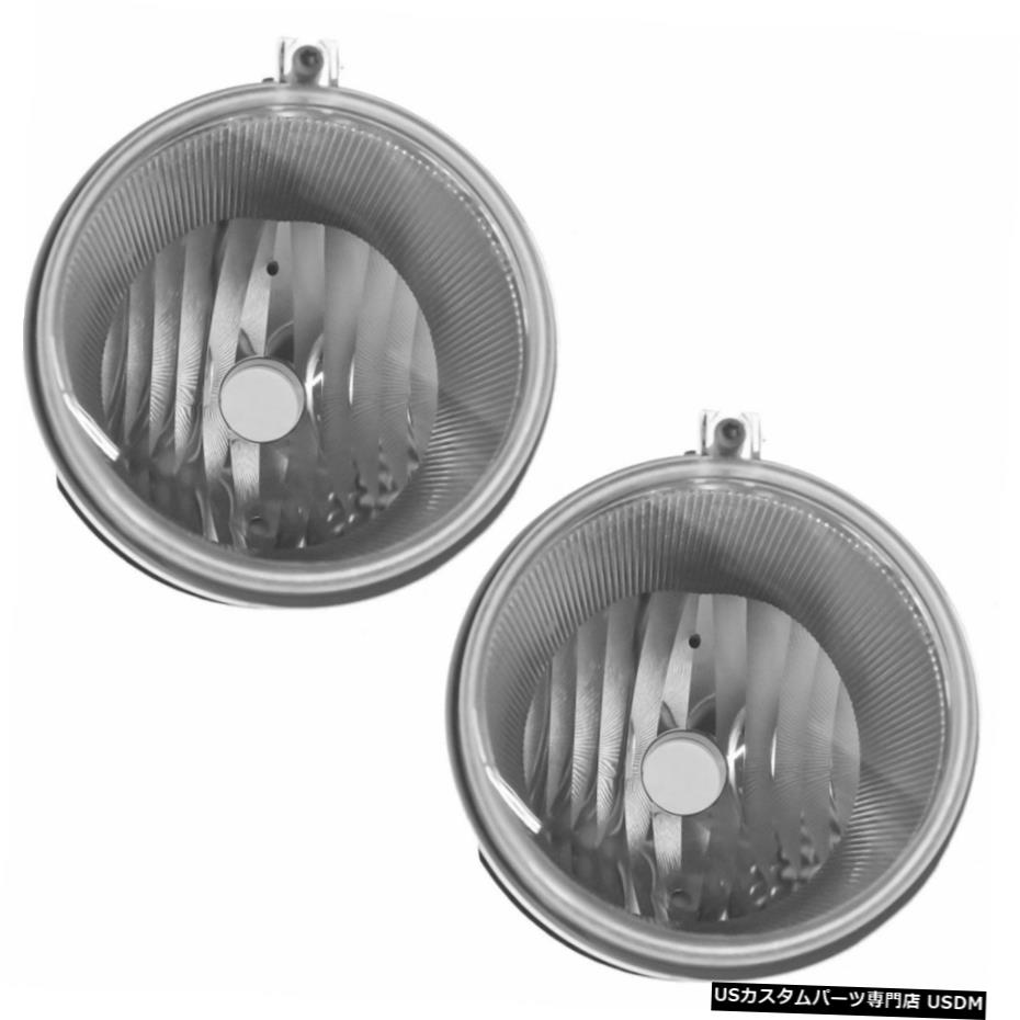 霧ドライビングライトランプ左＆＃038;クライスラーダッジジープのための右のペアセット Fog Driving Lights Lamps Left & Right Pair Set for Chrysler Dodge Jeep 【並行輸入品】