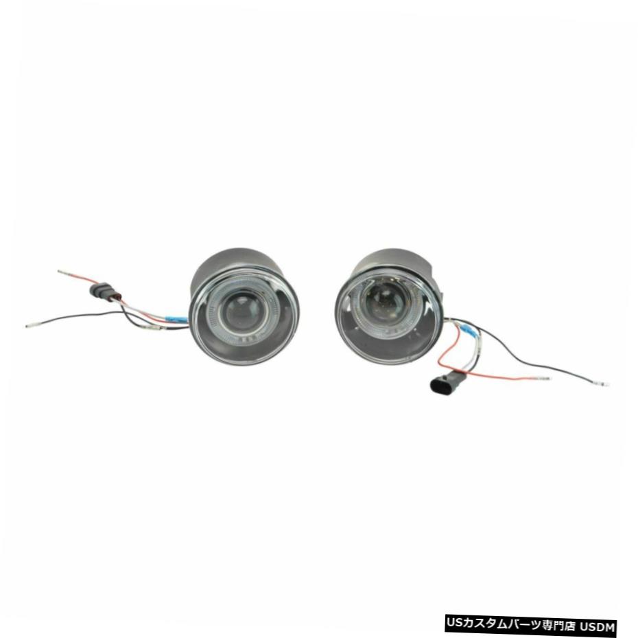 300ダコタグランドチェロキーのためにクリアレンズヘイロープロジェクターフォグランプペアのアップグレード Upgrade Clear Lens Halo Projector Fog Light Pair for 300 Dakota Grand Cherokee 【並行輸入品】