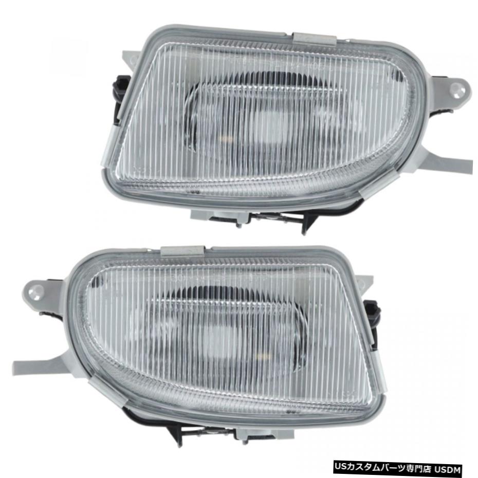 霧ドライビングライトランプメルセデスCLK SLK EクラスのためのペアセットNEW Fog Driving Lights Lamps Pair Set NEW for Mercedes CLK SLK E Class 【並行輸入品】