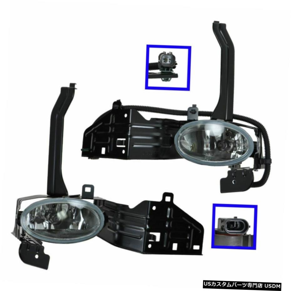 霧ドライビングライトランプペアセットキット左＆＃038; 08-10アコードセダンのための右の Fog Driving Lights Lamps Pair Set Kit Left & Right for 08-10 Accord Sedan 【並行輸入品】