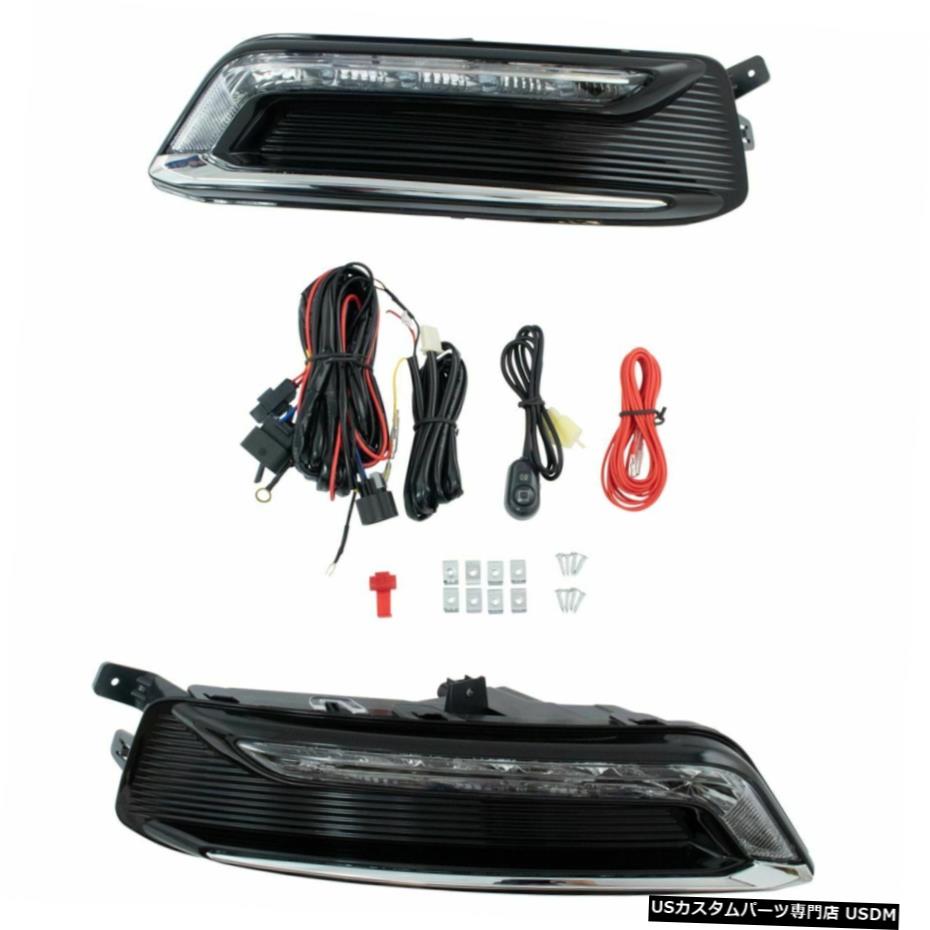 シボレーインパラ新の配線キットにアップグレード霧ライトランプキットの追加 Add On Upgrade Fog Light Lamp Kit with Wiring Kit for Chevrolet Impala New 【並行輸入品】