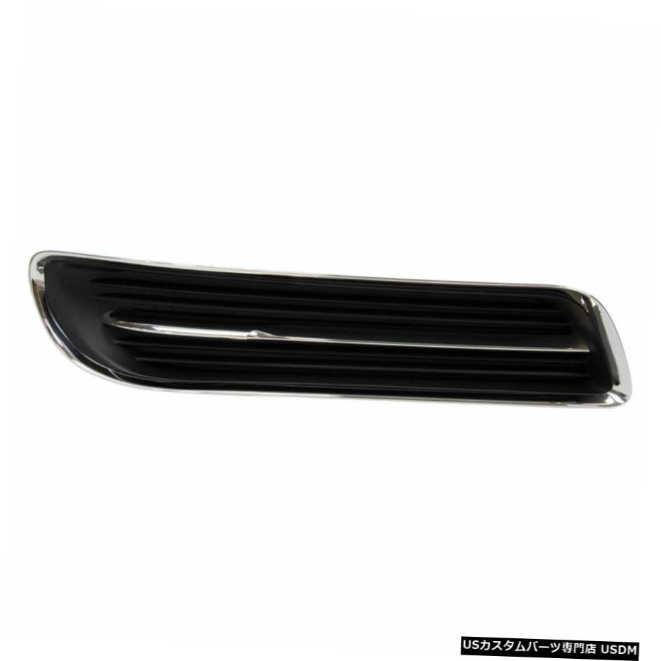 クライスラーのためのw /クロームトリム旅客サイドRHフォグライトランプホールカバーブラック Fog Light Lamp Hole Cover Black w/ Chrome Trim Passenger Side RH for Chrysler 【並行輸入品】