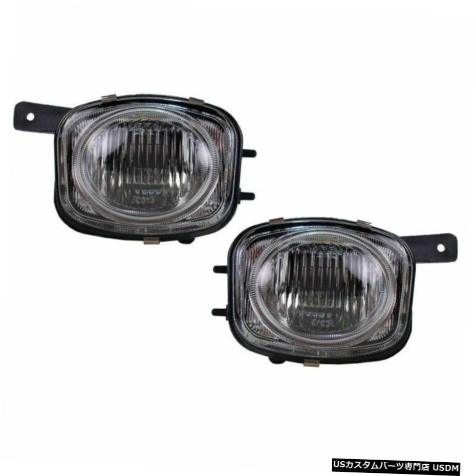 霧ドライビングライトランプ左＆＃038; 00-02三菱エクリプスのための右のペアセット Fog Driving Lights Lamps Left & Right Pair Set for 00-02 Mitsubishi Eclipse 【並行輸入品】