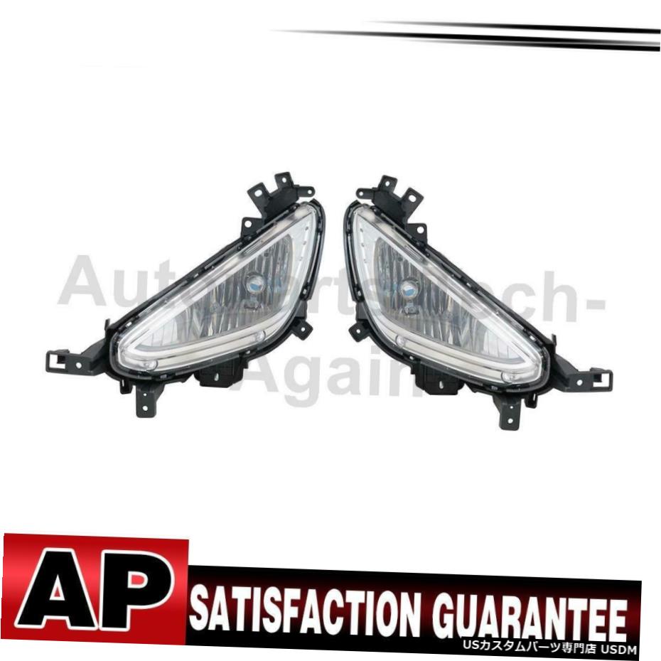 ヒュンダイエラントラクーペ2013-2014のために2のTYCフォグライトアセンブリは、左右のセット TYC Fog Light Assembly Left Right Set Of 2 For Hyundai Elantra Coupe 2013-2014 【並行輸入品】