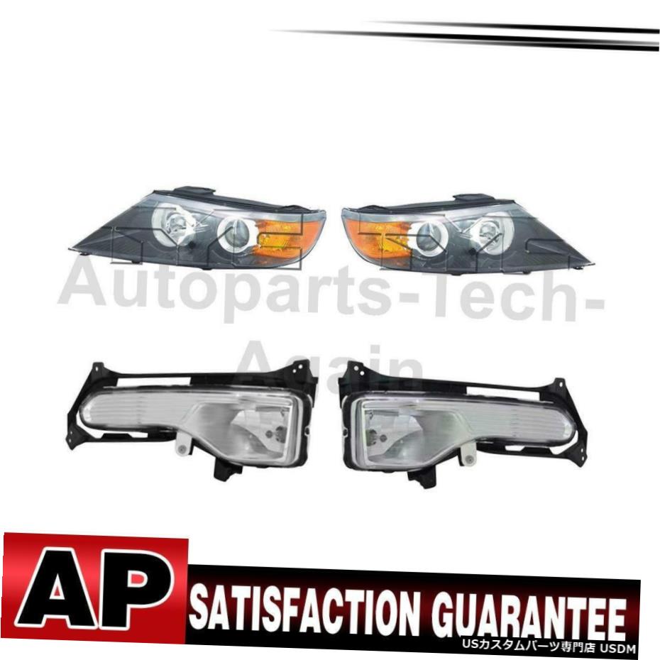 起亜2011-2013用4のTYCヘッドライトアセンブリフォグライトアセンブリは、左右のセット TYC Headlight Assembly Fog Light Assembly Left Right Set Of 4 For Kia 2011-2013 【並行輸入品】｜カスタムパーツ WORLD倉庫