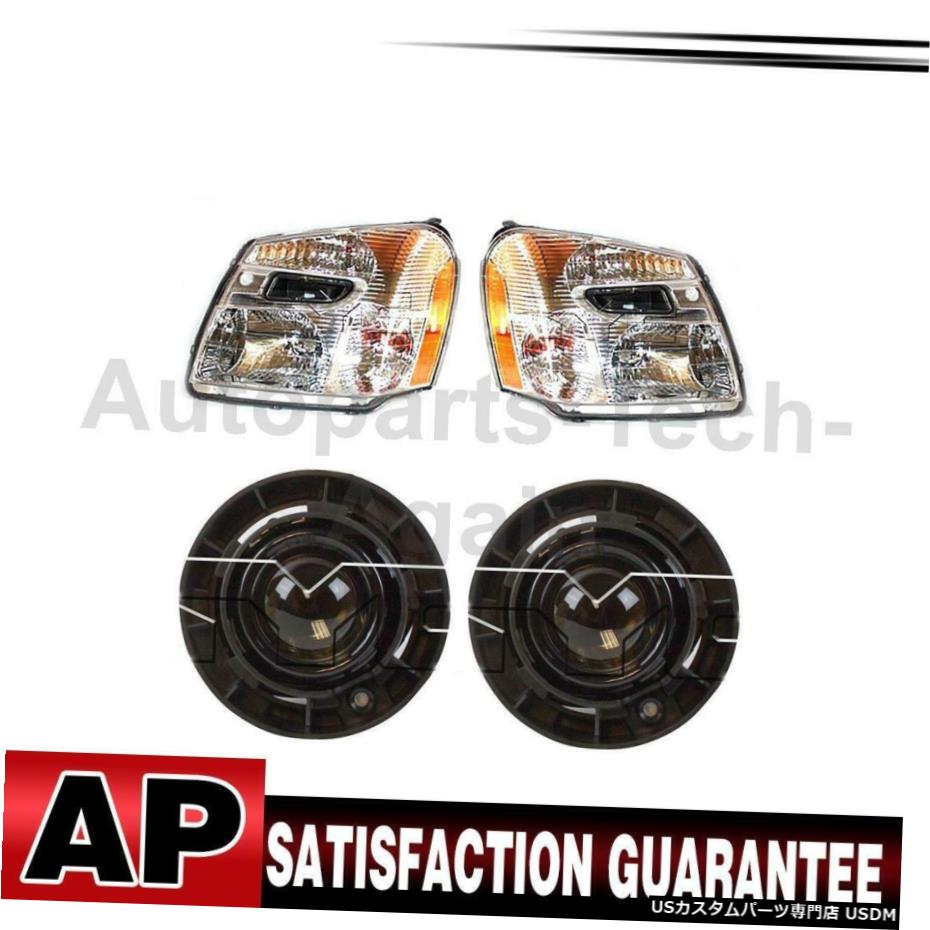 春分のために4のTYCヘッドライトアセンブリフォグライトアセンブリは、左右のセット TYC Headlight Assembly Fog Light Assembly Left Right Set Of 4 For Equinox 【並行輸入品】
