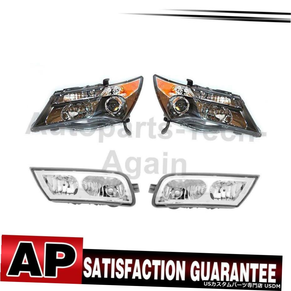 アキュラMDXのために4のTYCヘッドライトアセンブリフォグライトアセンブリは、左右のセット TYC Headlight Assembly Fog Light Assembly Left Right Set Of 4 For Acura MDX 【並行輸入品】