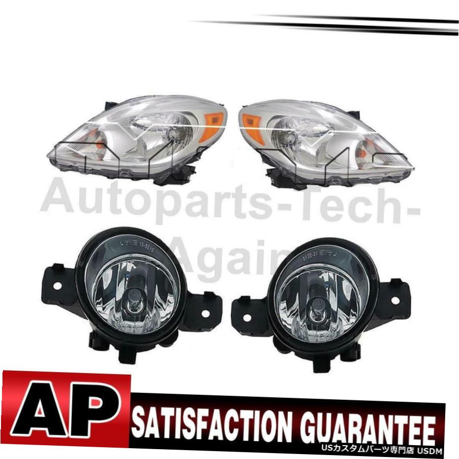 日産バーサのために4のTYCヘッドライトアセンブリフォグライトアセンブリは、左右のセット TYC Headlight Assembly Fog Light Assembly Left Right Set Of 4 For Nissan Versa 【並行輸入品】
